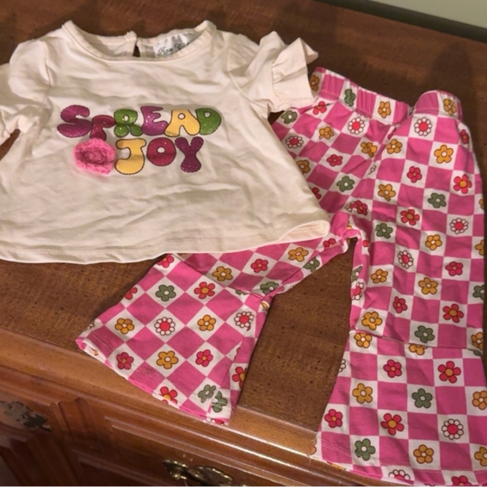 Rare Editions White T-Shirt with Colorful Print